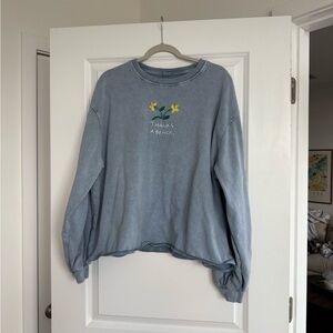 Urban Outfitters Blue Sweatshirt